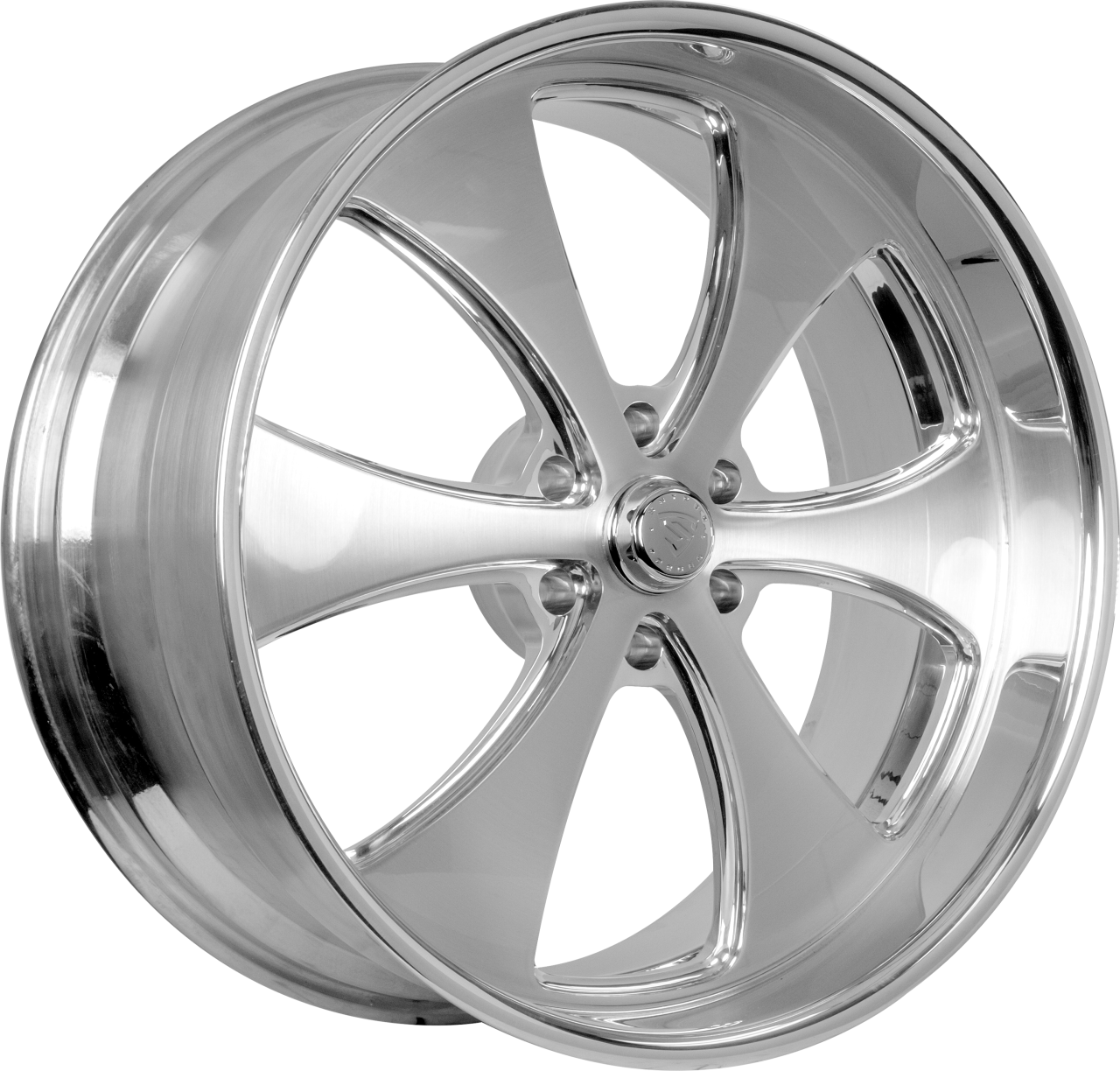 Snyper Forged Fury-6 Brushed High Polished wheel with Fury-6 Brushed High Polished finish