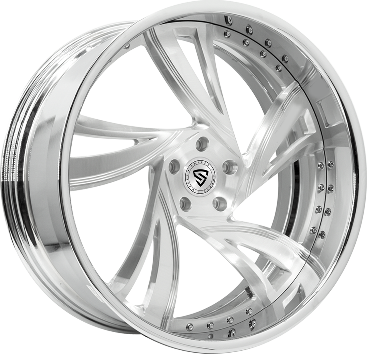 Snyper Forged Kingston Brushed wheel with Kingston Brushed finish