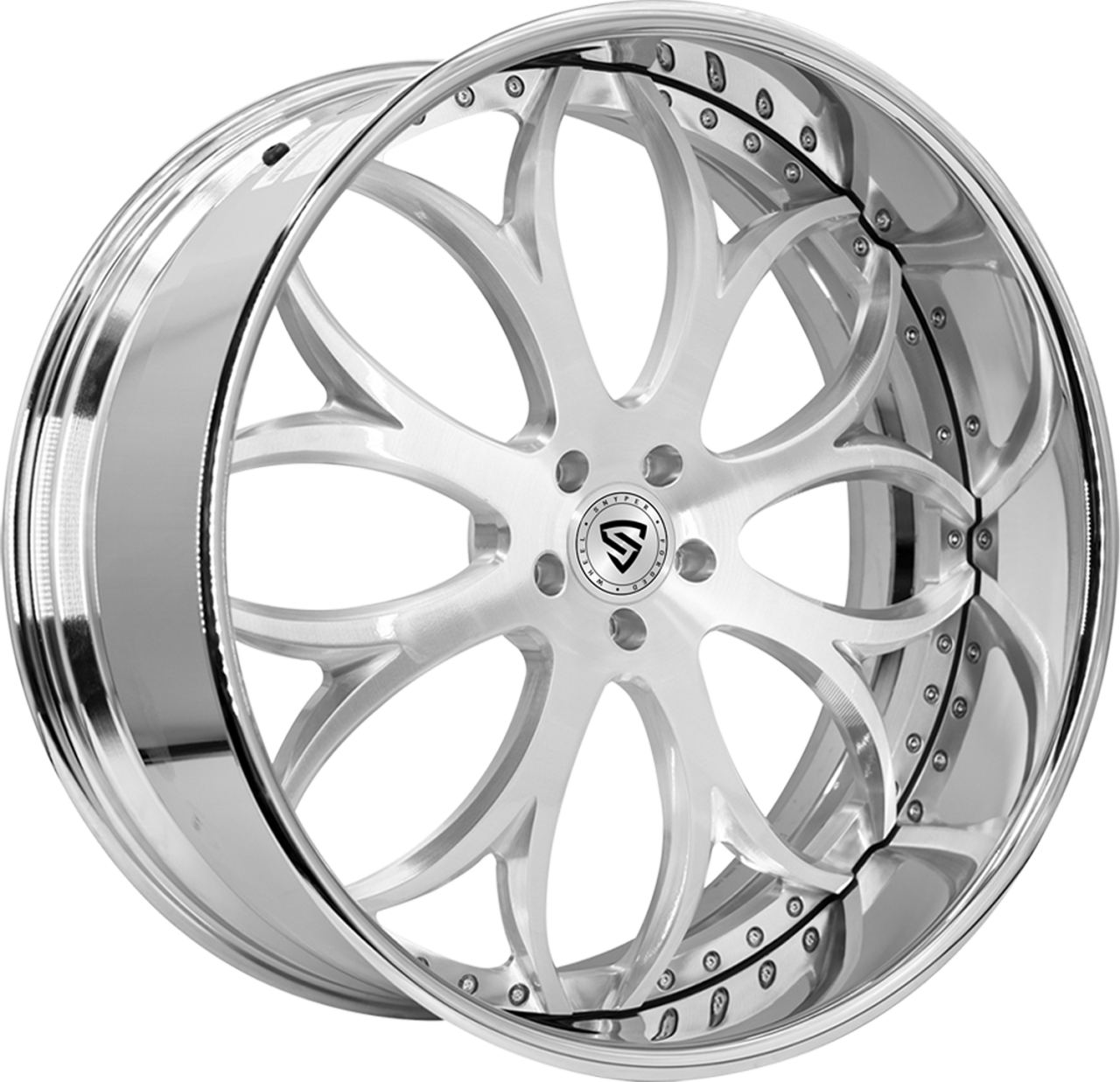 Snyper Forged Radon Brushed wheel with Radon Brushed finish