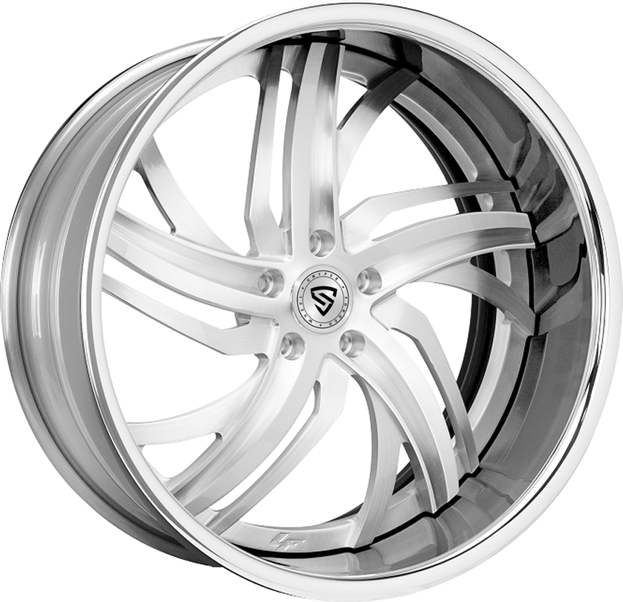 Snyper Forged Revel Brushed Finish wheel with Revel Brushed Finish finish