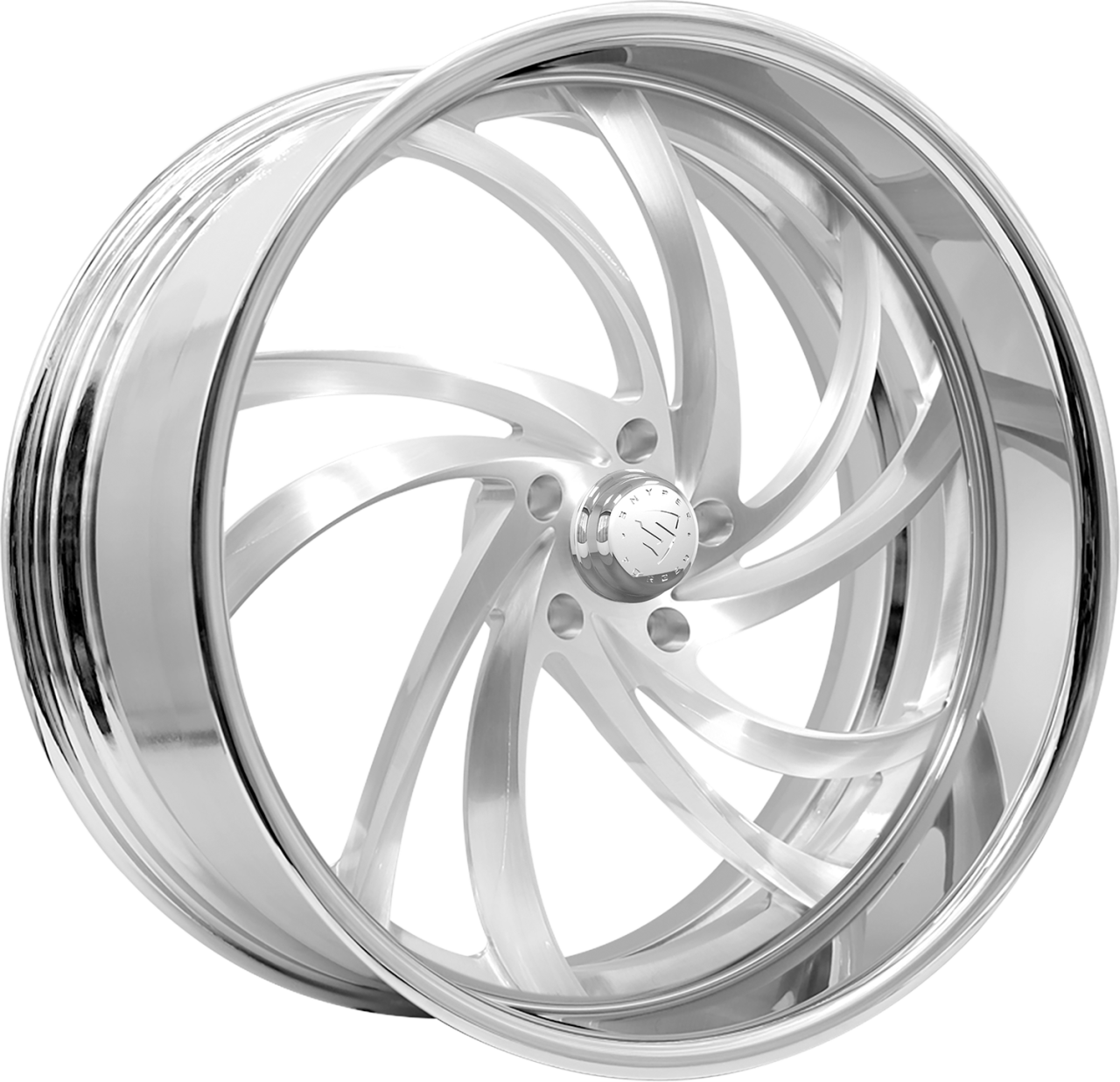 Snyper Forged Twister Polish Finish wheel with Twister Polish Finish finish